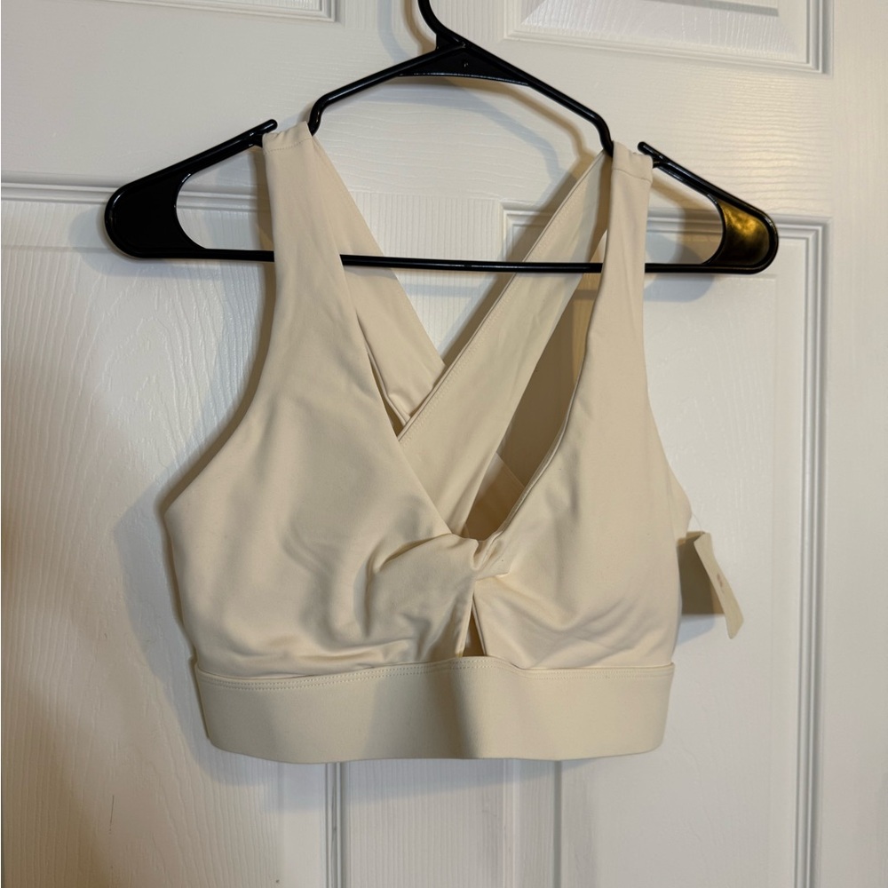 Fabletics Ivory Sports Bra